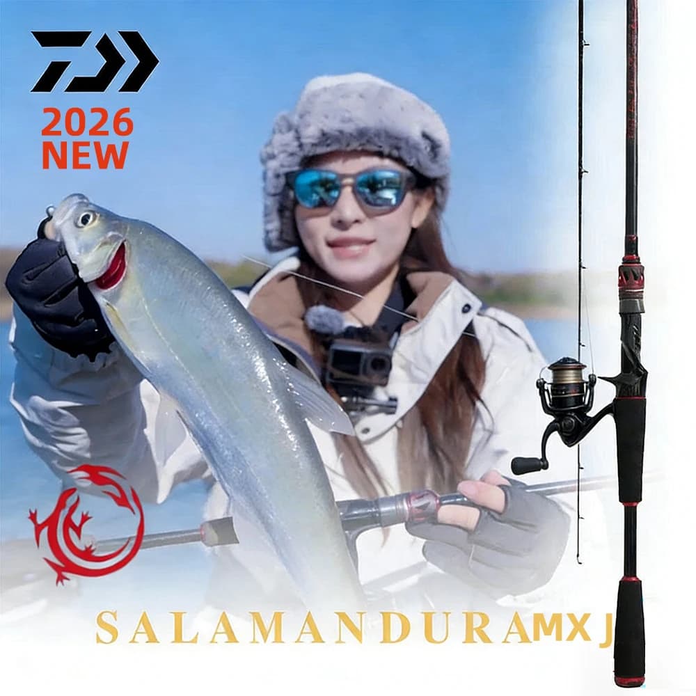 2026 DAIWA SALAMANDURA MX J 2 Sections Spinning/Casting Fishing Rod Carbon Fiber Fishing Rods