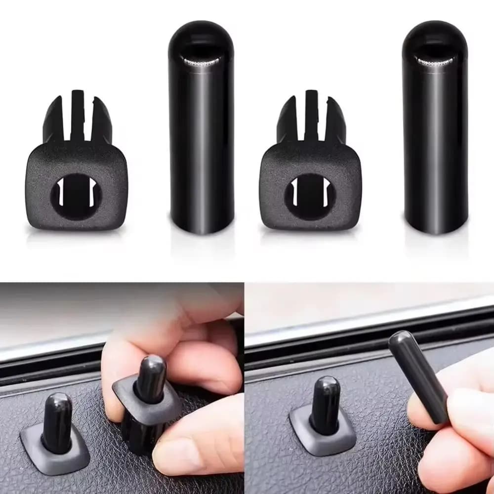 Plastic Car Door Latch Pin ABS Knob Door Lock Button Durable for BMW E60 E90 E70 E84 F10 F11 F30 F34 F01 F02 F07 X5 X3