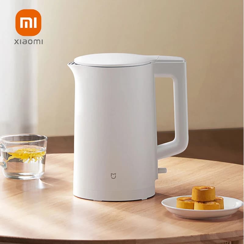 Electric kettle Xiaomi Mijia N1 - 220V 1500W, Rapid boiling, in stainless steel, 1.5L, for tea and coffee, Smart with Anti-coating protection