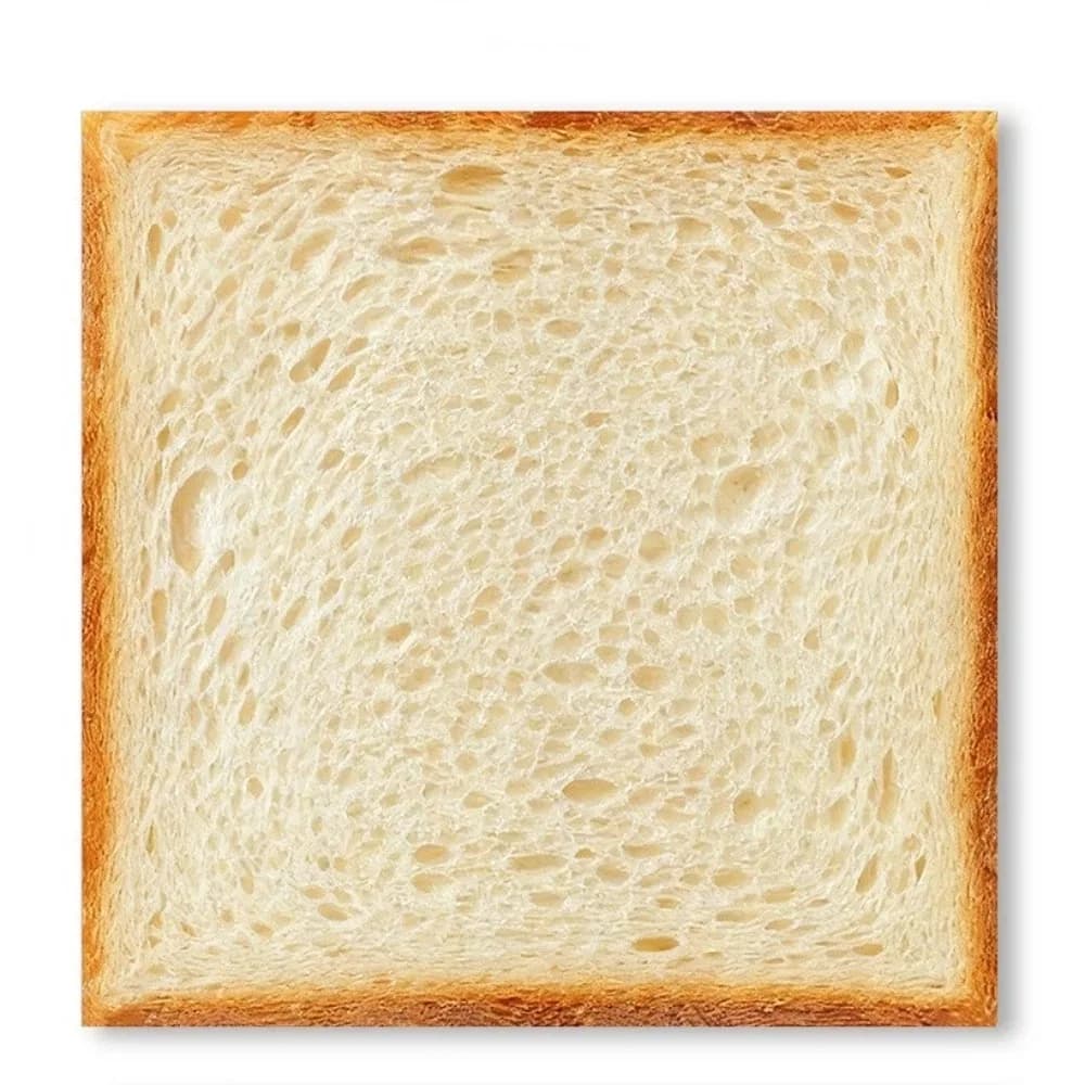 Funny Self Stick Bread Sticky Notes Removable Adhesive 50 Sheets Toast Sticky Notes Tearable Paper Memo Sticky Notes Office Use