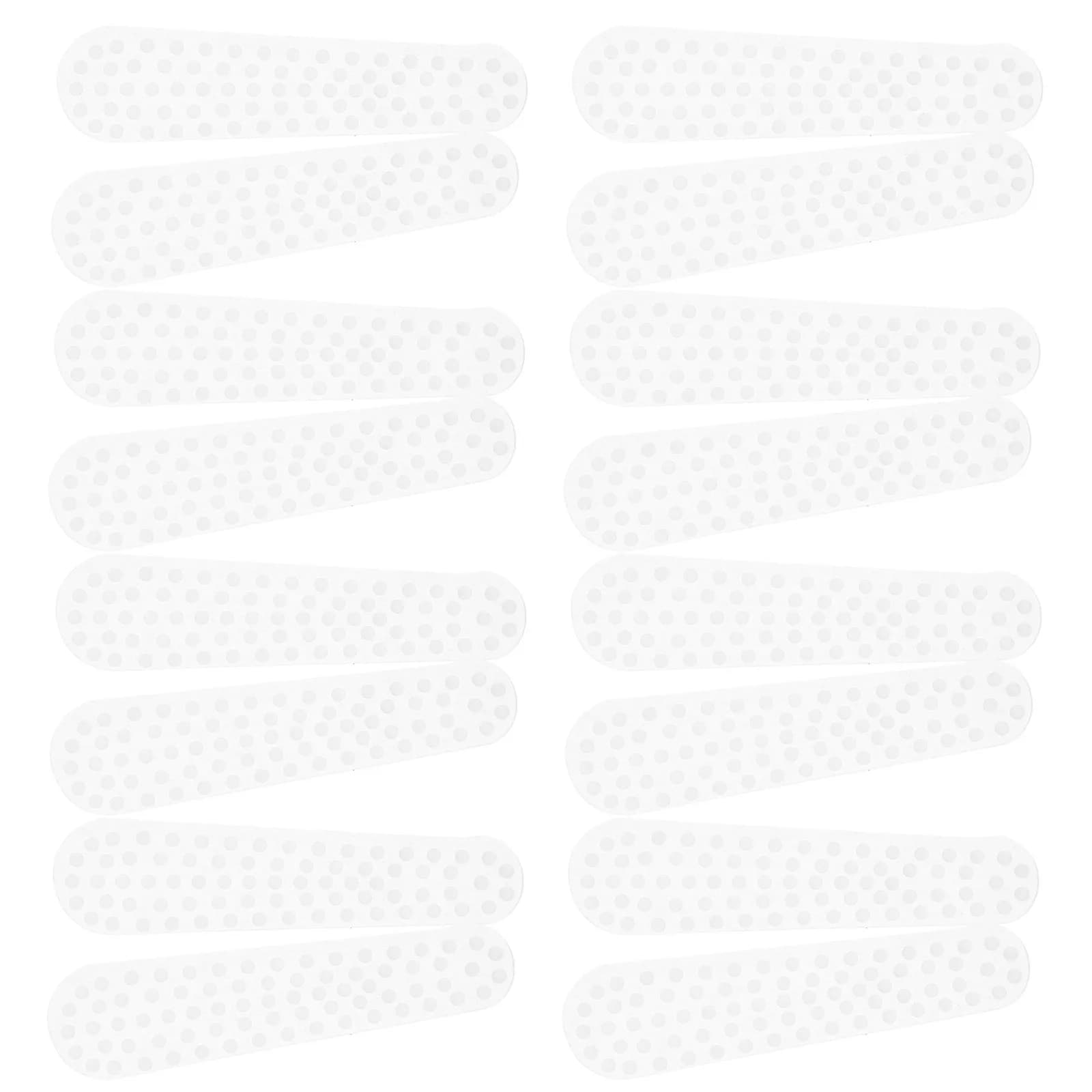 30 Pezzi di Strisce Antiscivolo in Silicone per Appendiabiti, Adesive per Grucce in Legno, Metallo e Plastica