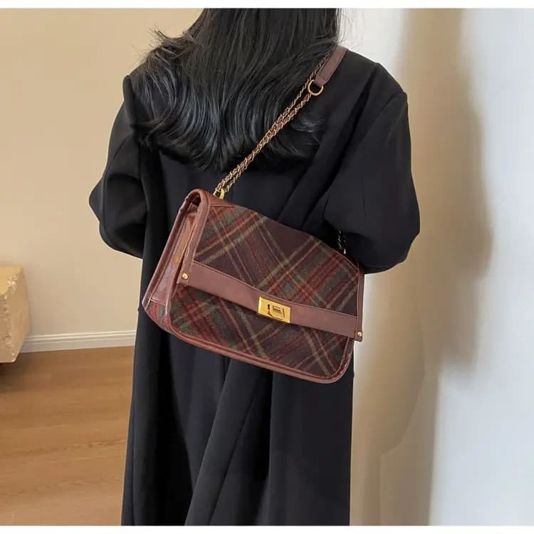 Borsa alla Moda con Design Trendy e Logo a Lettere, Borsa a Tracolla per Pannolini da Donna, Borsa Classica di Design Parigino, Lusso Quotidiano