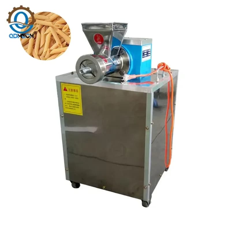 QDMECH for Industrial Italian Mini Spaghetti Fully Automatic Noodles Making Machine Pasta Extruder