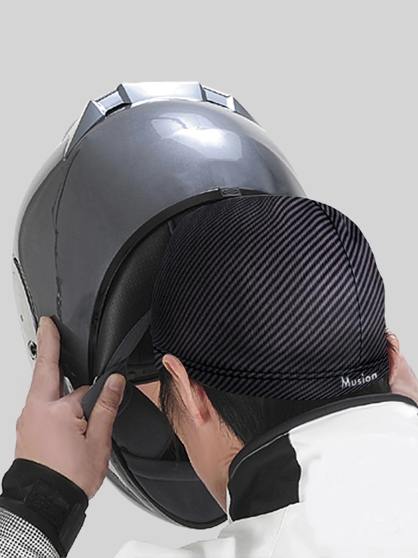 Musion Original design Motorcycle hood Dry Fit Skull Cap Inner helmet for cycling helmet