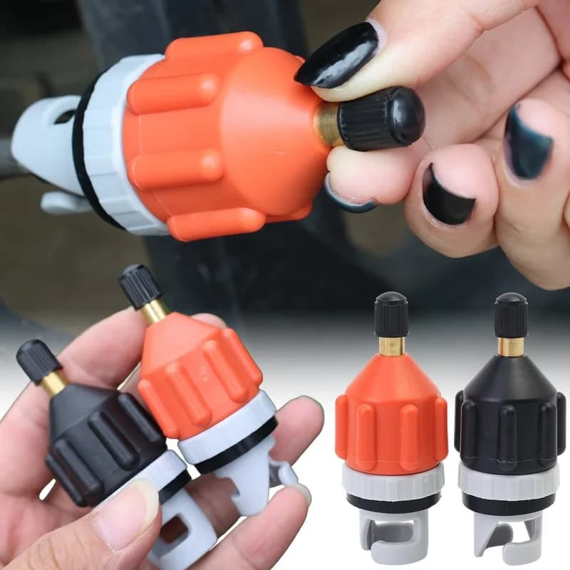 Kit adattatore valvola aria multifunzione per scheda SUP Adattatore pompa gonfiabile Paddle Boat Kayak Valvola aria Pompa Connectr Kit combinato