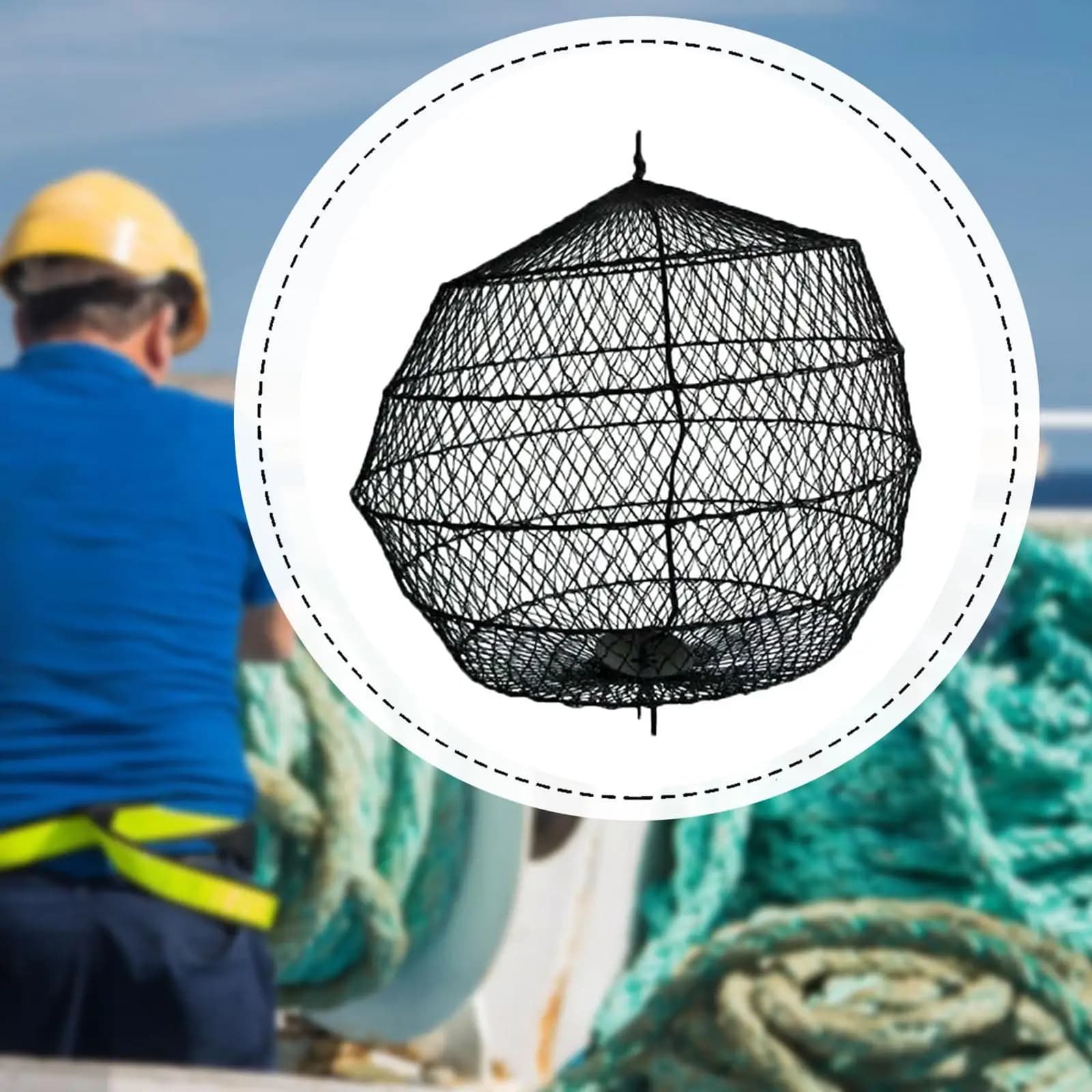 Segnalatore luminoso diurno in poliestere resistente, indicatore di segnalazione per navi, salvaspazio per porti, cantieri navali e imbarcazioni