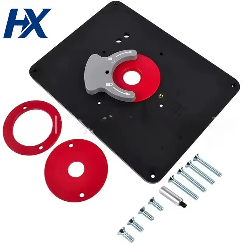 PRS4034 Predrilled Router Table Insert Plate incl.Level-Loc Rings For Triton