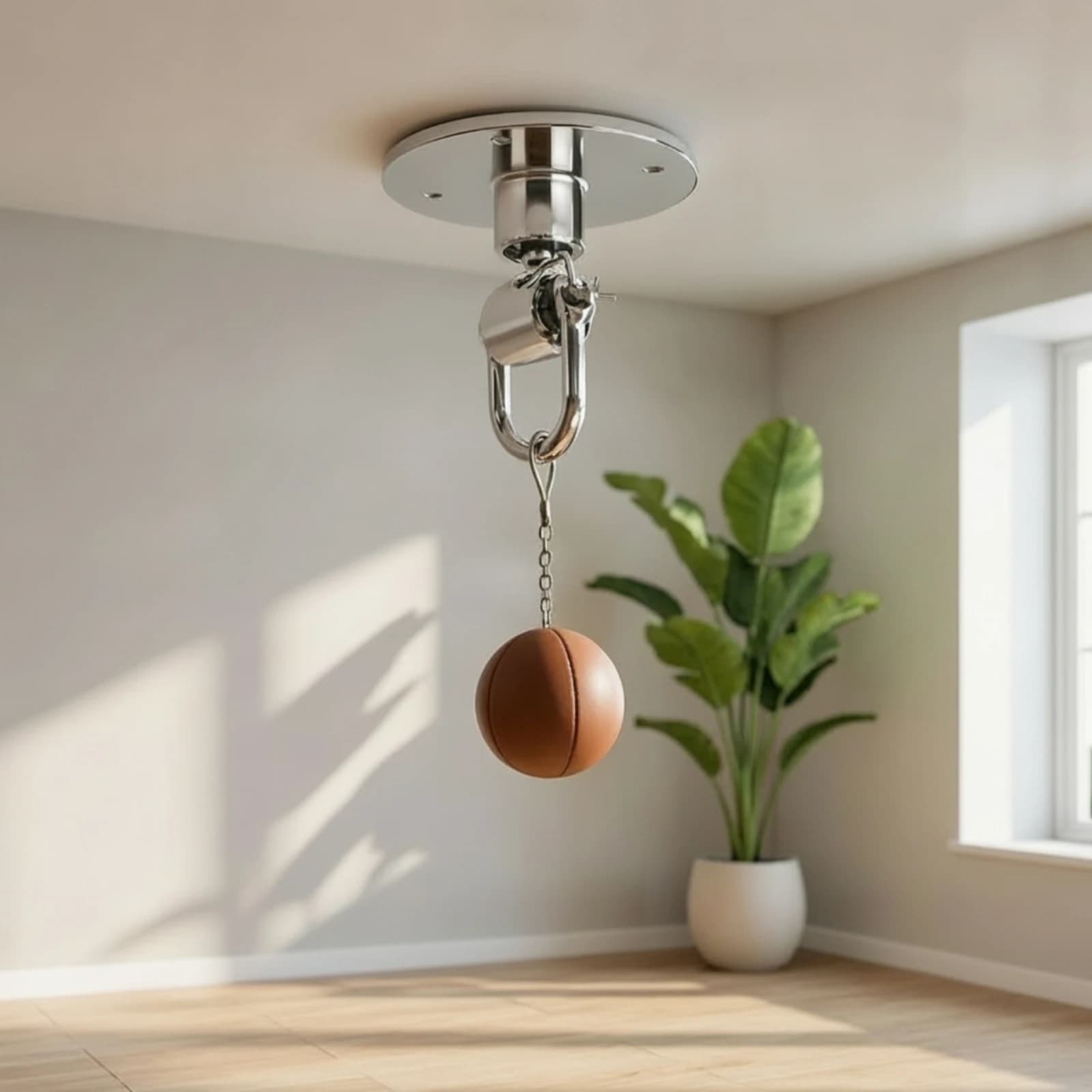 Punching Bag Mount Mount Easy Installation Swivel Hanger Ceiling Hanger with D-Loop 360° Rotation Swivel Hook with Ceiling Mount