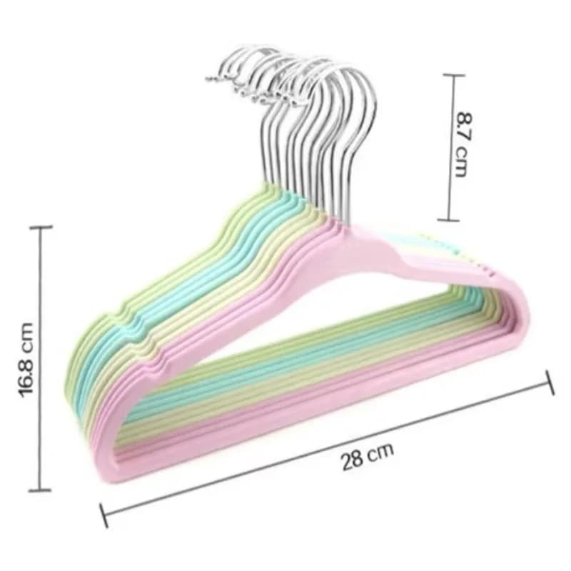 100 pieces 28 cm anti-slip clothes hangers for children hangers magic anti-slip hangers for children's clothes racks
