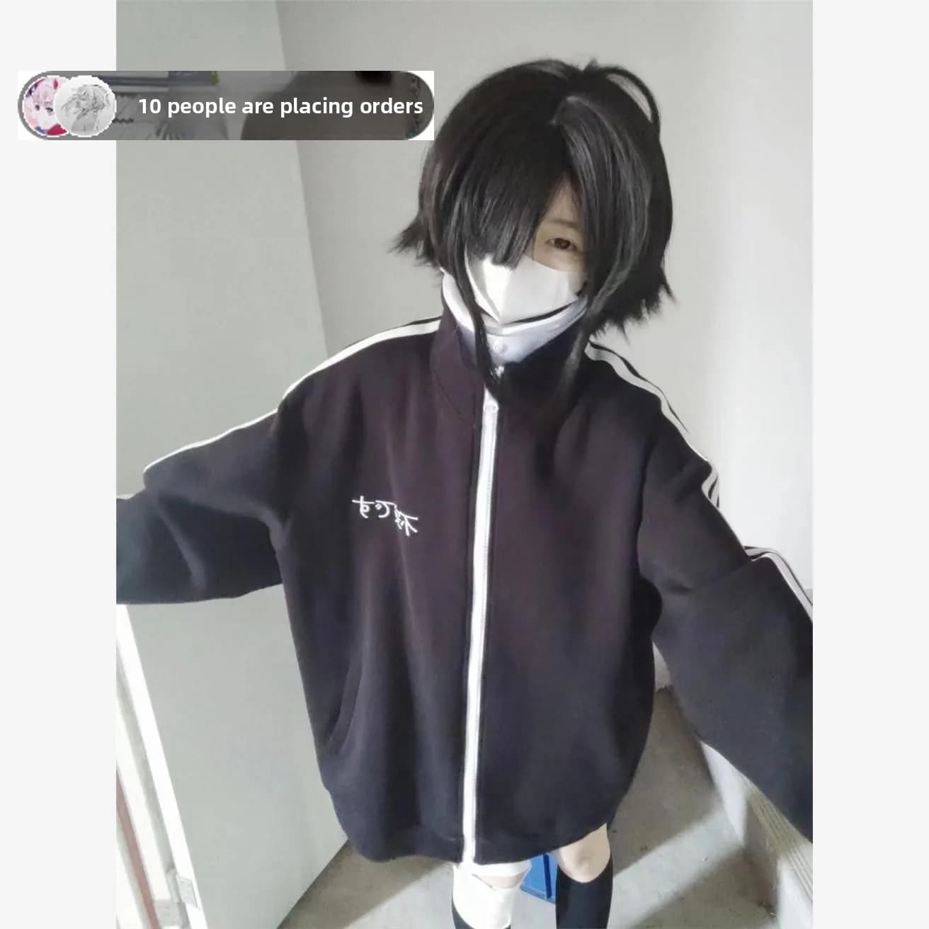 Casual Zipper Stand Collar Splicing Abi Culture Baseball Y2K Spring Autumn Sports School Jacket Women's T-shirt Cool Style Lo...