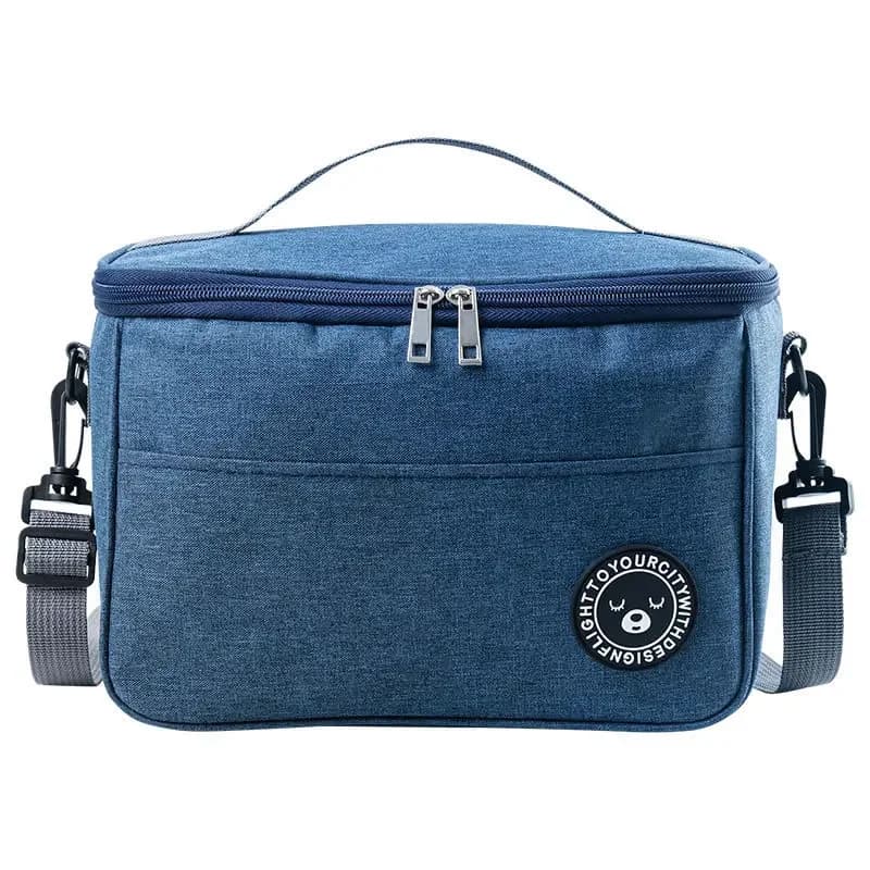 Borsa da pranzo portatile Scatola termica per alimenti Scatola da pranzo impermeabile per ufficio con tracolla Custodia isolata Essenziale per picnic