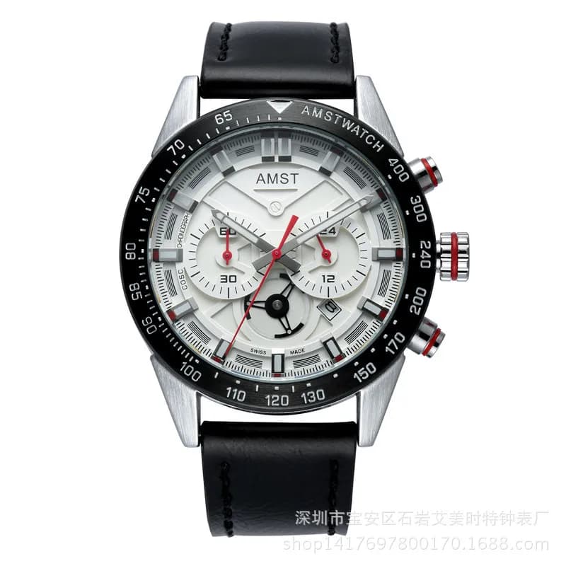 AMST Cross-border Foreign Trade Six-pin Waterproof Fashion Men's Electronic Watch**