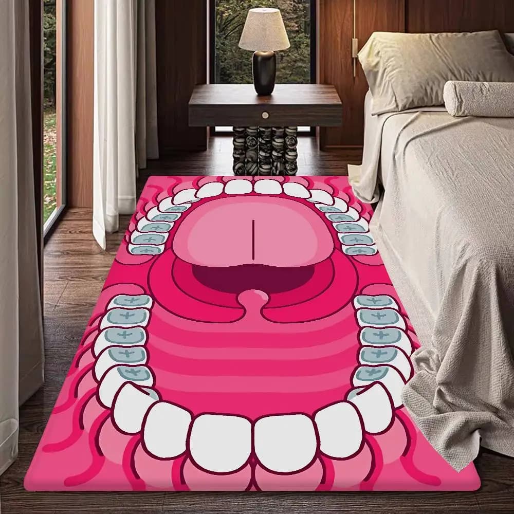 Tappetino Rettangolare Antiscivolo per Dentista, Morbido Tappeto per Casa, Ingresso, Interni ed Esterni, Tappeto Decorativo per Hotel