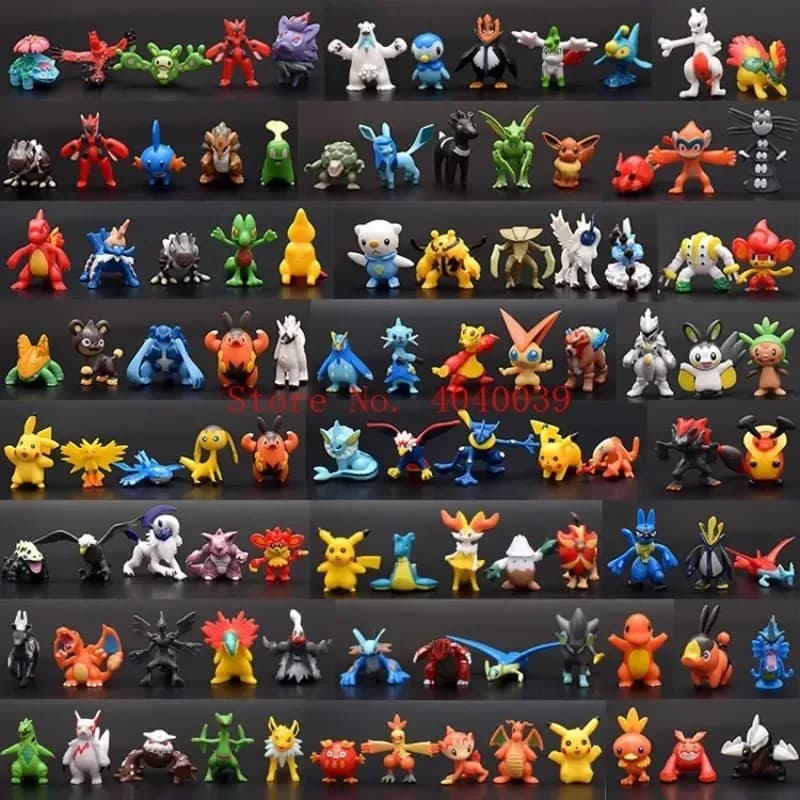 2.5 cm-3 cm POKEMON Figure 144 Stili Diversi 24 pezzi/borsa Nuove Bambole Action Figure Giocattoli per Carta Pokemones Bambole Da Collezione