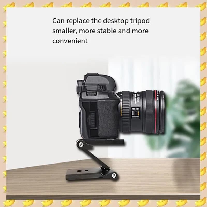 Per fotocamera DSLR testa con binario scorrevole supporti da tiro dritti treppiede cardanico treppiede da tavolo blocco rapido telefono cellulare