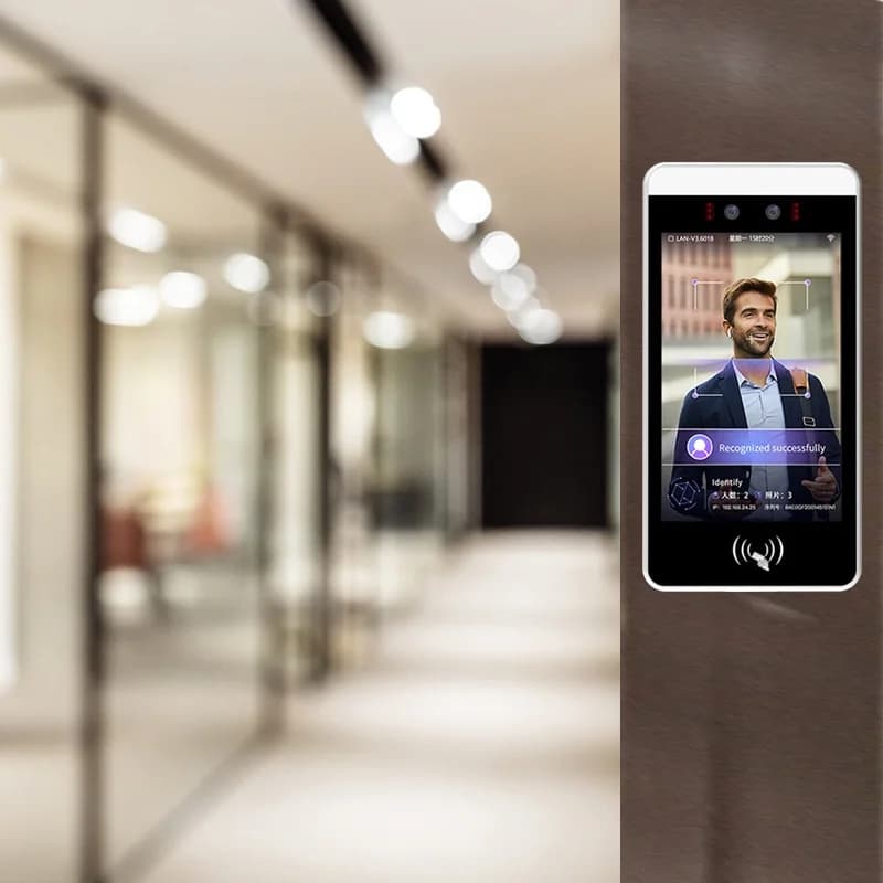 Serratura di Controllo Accessi Biometrica ZJZ con NFC, Lettore di Carte IC/ID, Riconoscimento Facciale Android, WiFi, OEM ODM SDK, Reset OEM