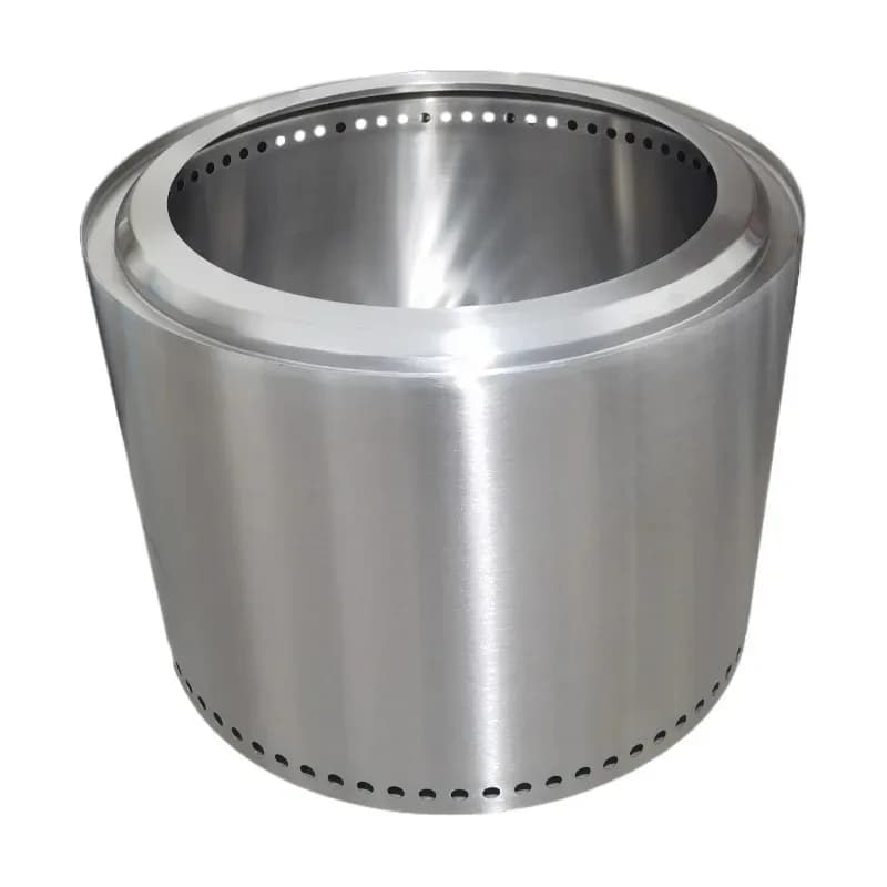 Outdoor Camping Wood-Burning Stove Large Integrated Stainless Steel Bonfire Stove Combustion Smokeless Courtyard Heating Stove
