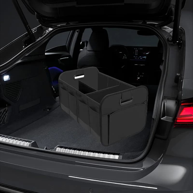 Organizzatori per auto pieghevoli per bagagliaio per auto da 1 pezzo con manici e tasche rinforzati Accessori per auto Stoccaggio interno auto