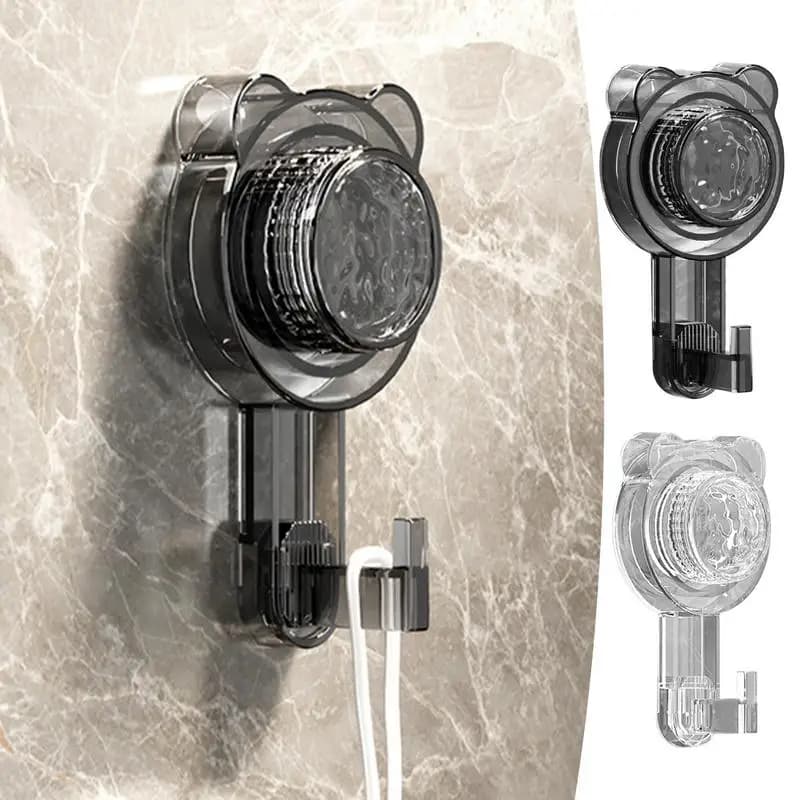 Ganci a ventosa Aspirapolvere rimovibili Gancio forte Gancio di finitura mobile per uso domestico Appendiabiti Bagno Cucina Organizzatore
