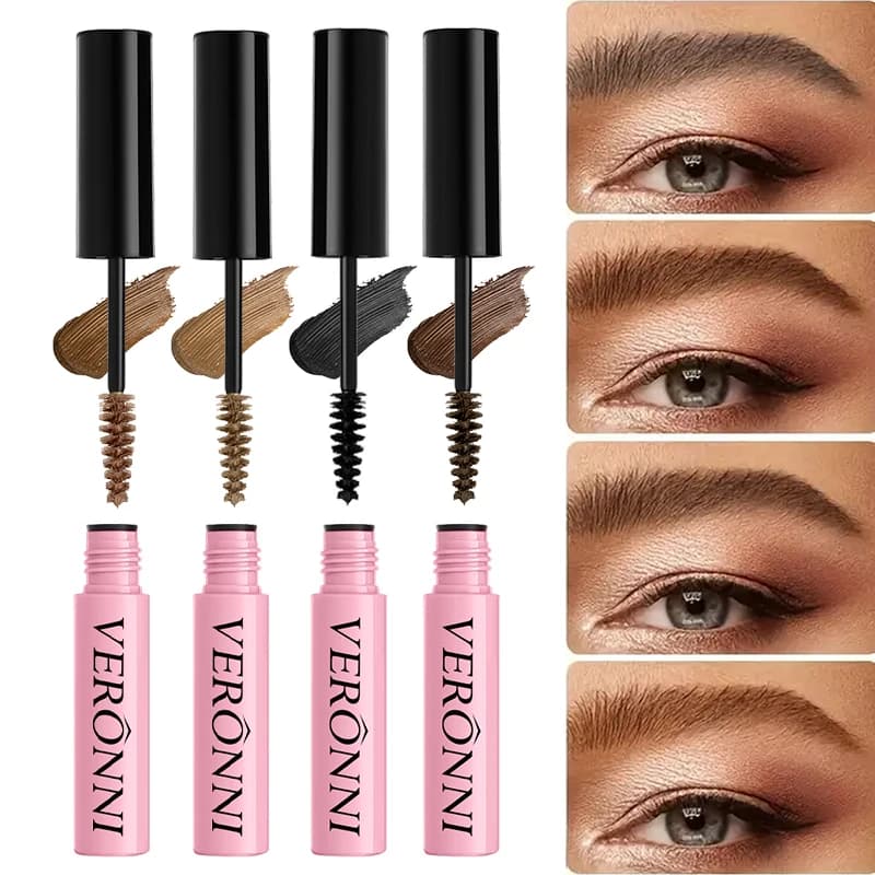 2 in 1 Mascara Crema per lo styling delle sopracciglia Impermeabile 3D Trucco ad asciugatura rapida per le donne Sopracciglio Scolpire Sapone Naturale Sopracciglio selvaggio Cosmetico