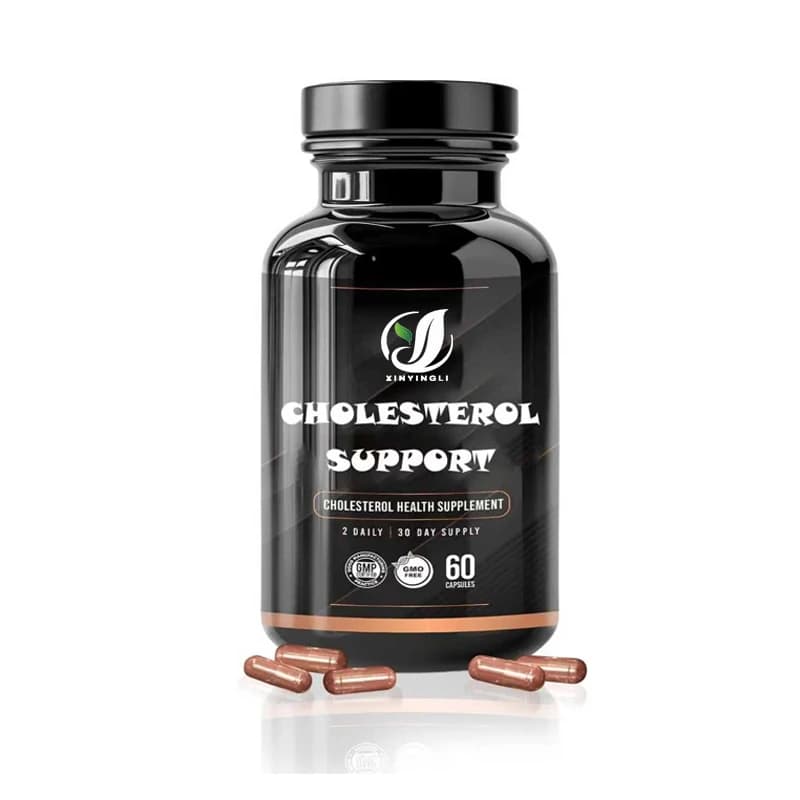 Integratore per il Supporto del Colesterolo, Contenente Vitamina B3, Riso Rosso Fermentato e Licopene, in 60 Capsule
