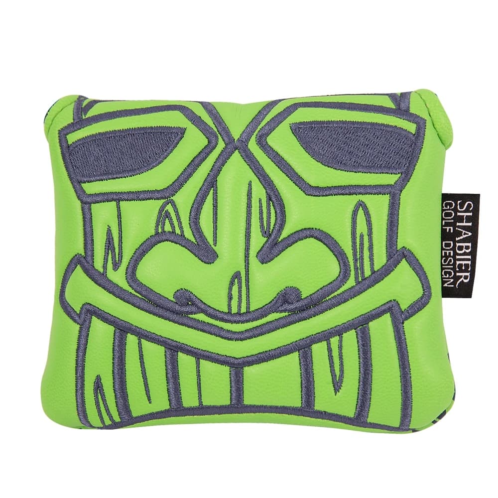 Copertura per putter da golf Big Kahuna Hawaii Aloha in similpelle PU, grande e quadrata.