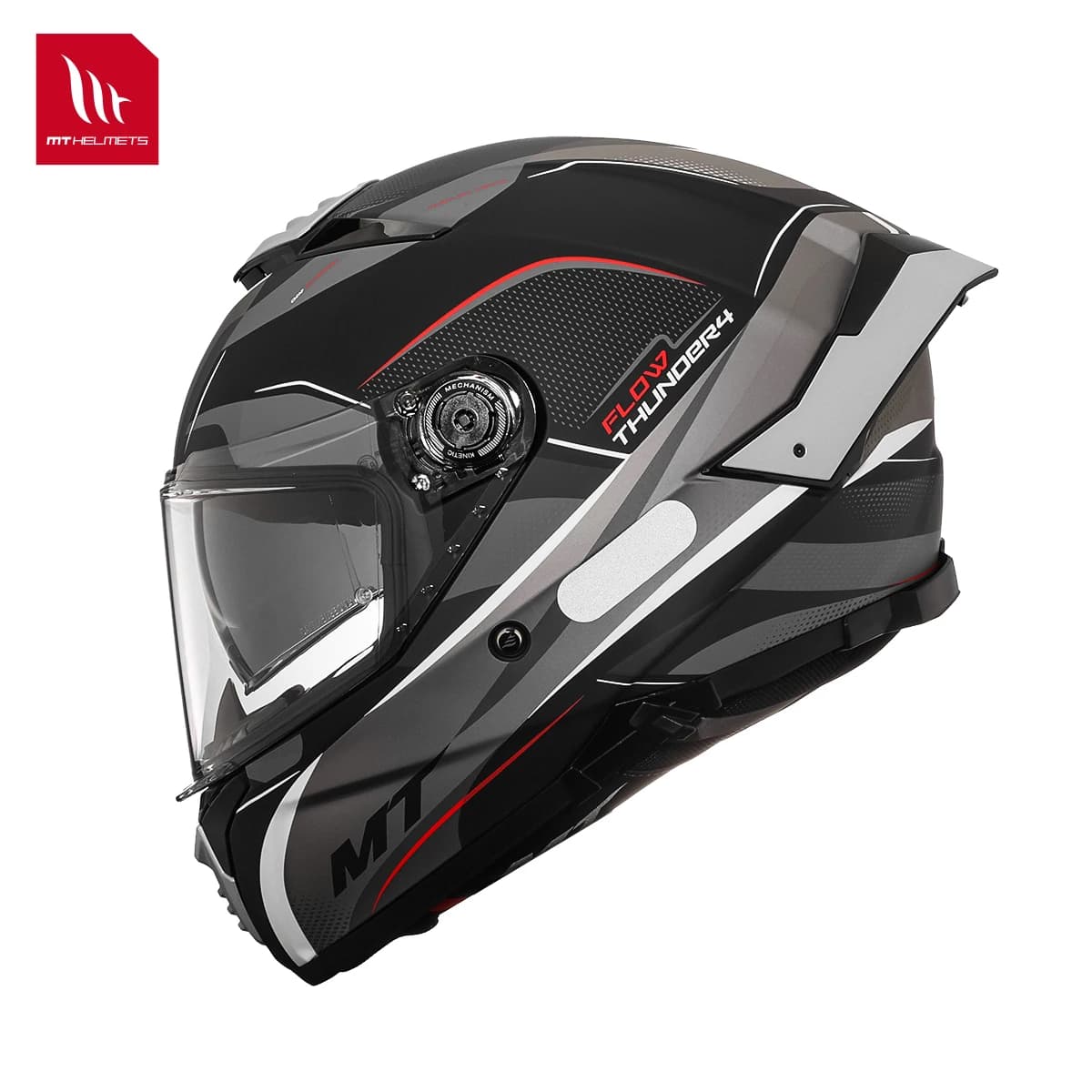 Casco da motocross Thunder 4 MT Caschi da moto Racing Full Face Doppia fibbia Doppia lente S-XXXXL Flusso d'aria NUOVO ARRIVO