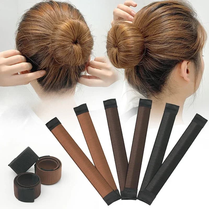 Do-it-your-y magic foam hair clips for Styling donut for hair maker of curling rolls for women accessories for girls' Styling 43cm