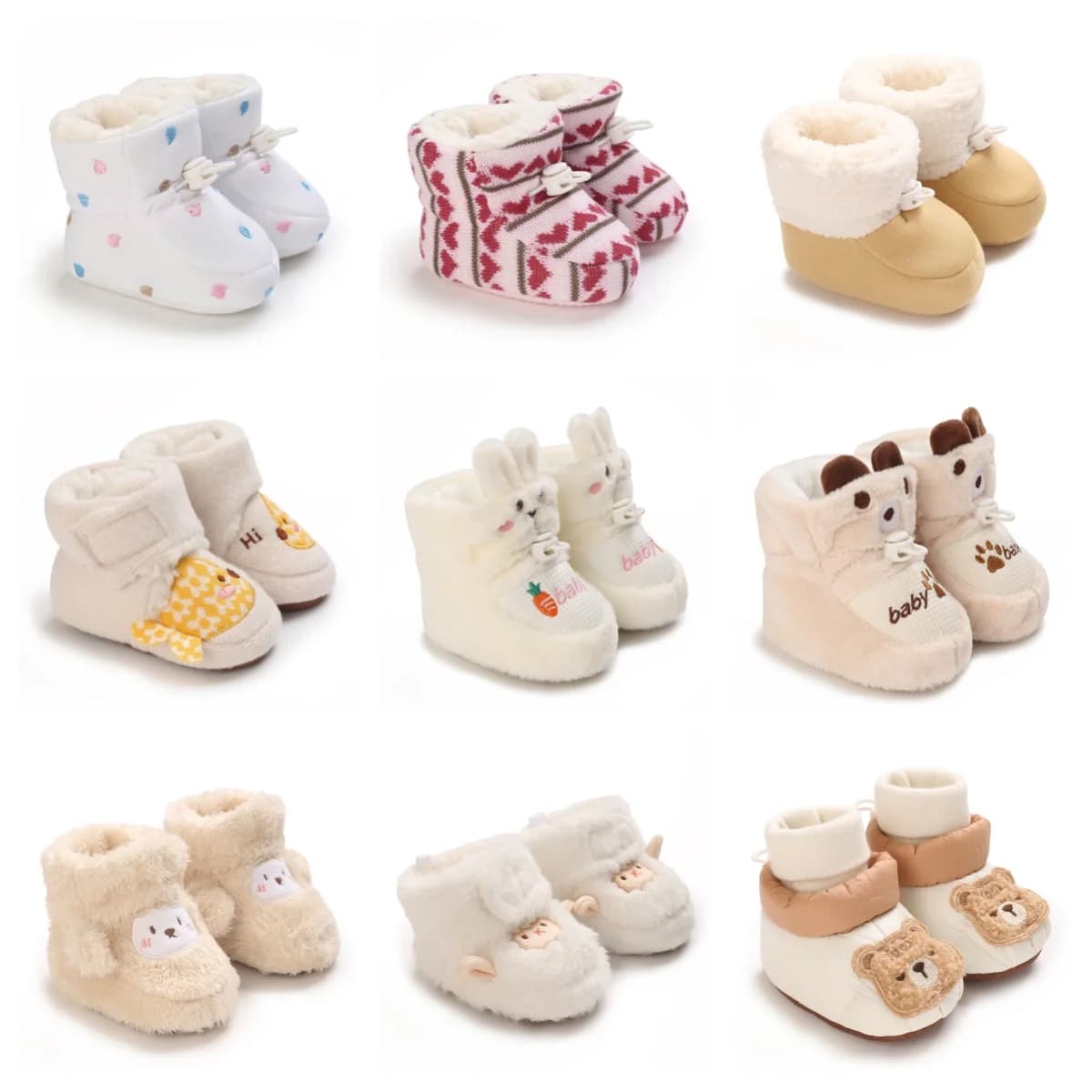 Kids shoes Winter shoes with soft sole Socks with insulated leather shoes Cotton shoes Baby feet do not fall