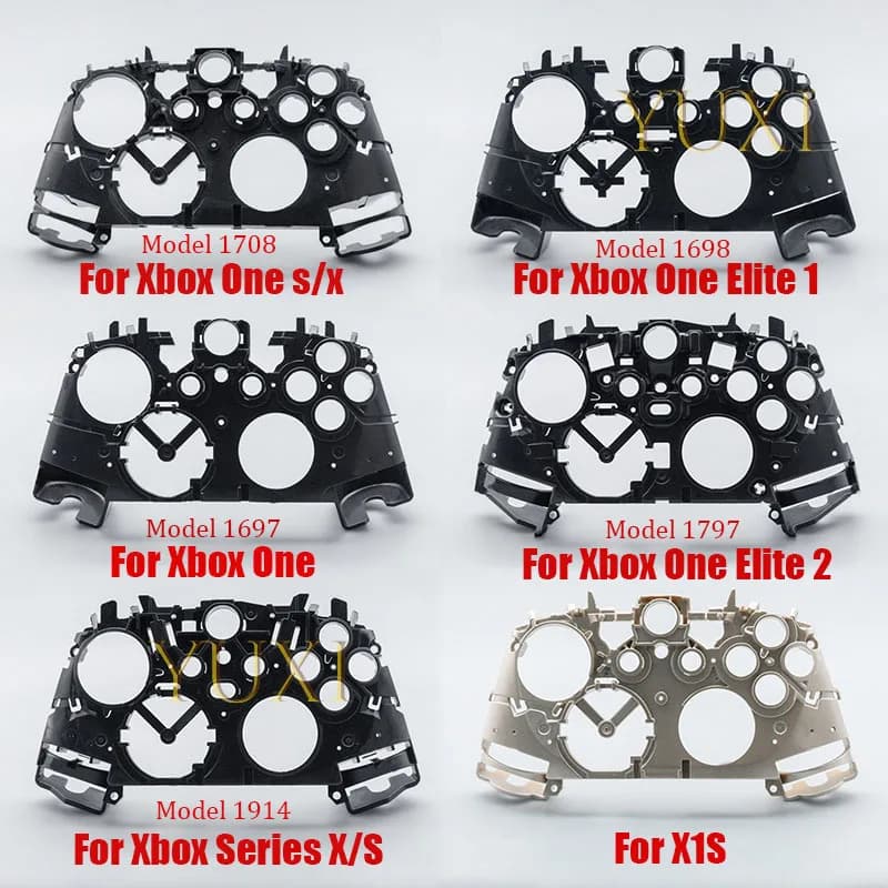 1PC Custodia con telaio centrale Custodia per gamepad Shell Board Supporto per staffa interna Supporto per controller Xbox One Series SX Elite 2