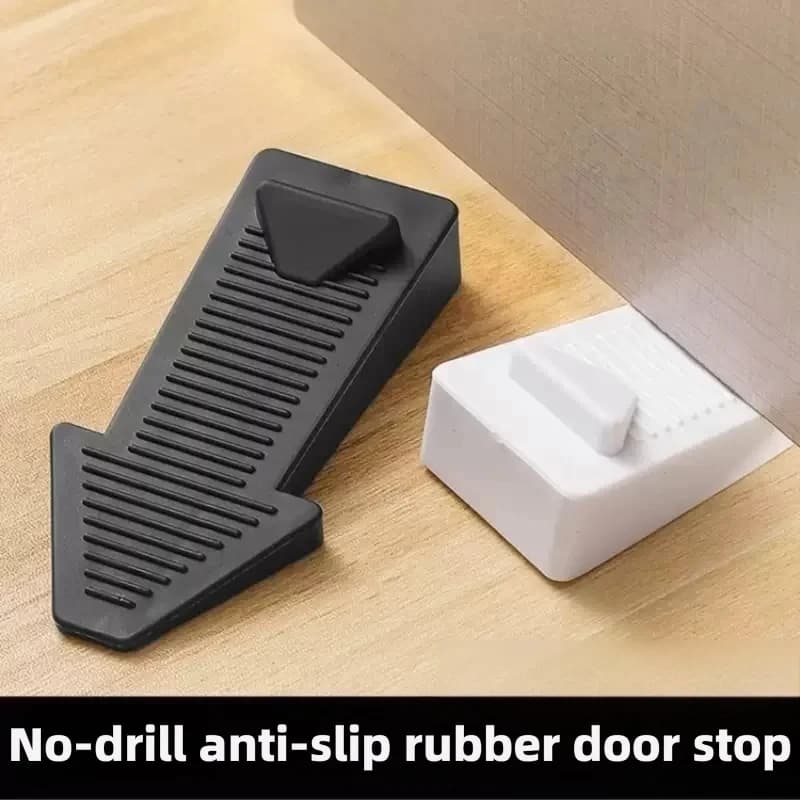 Fermaporta in Silicone Multifunzionale: Cuneo Antiscivolo per la Sicurezza dei Bambini, Protezione Anti-Schiacciamento e Anti-Infortunio