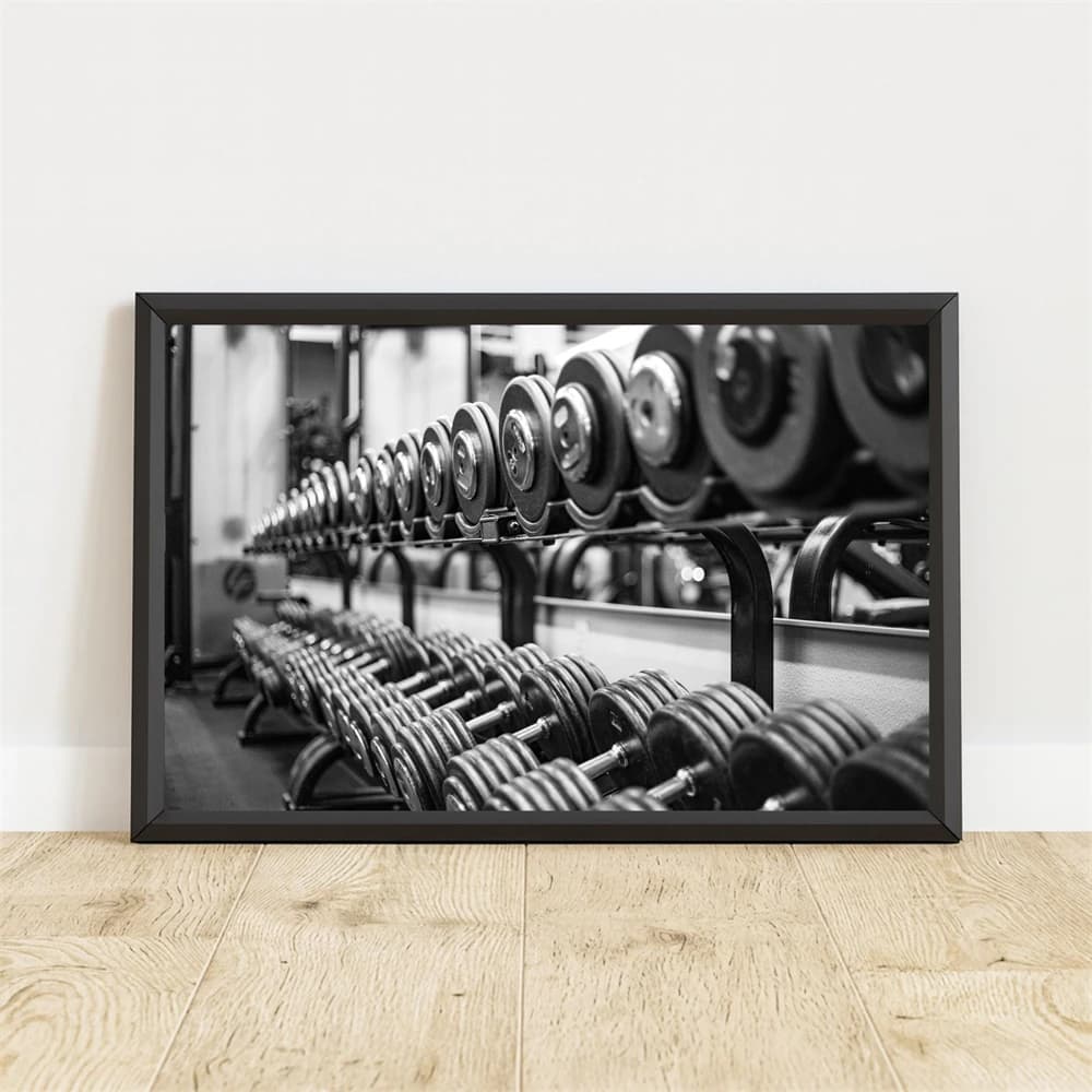 Poster with Manubri, Manubri print, Bodybuilding wall poster, Fitness canvas, Gym poster, Sports decoration