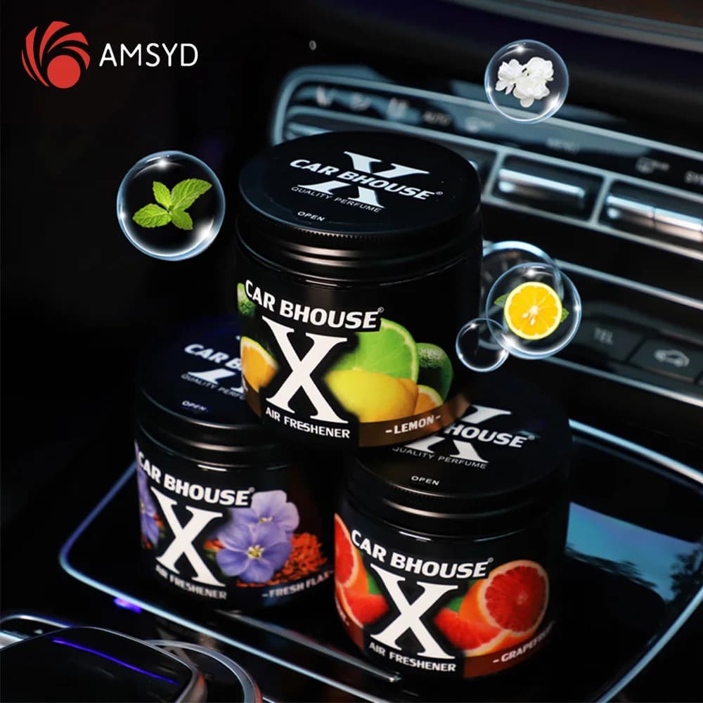 Deodorante per auto Colonia solida Lavanda Limone Accessori auto Vaniglia Buon odore Eliminatore di odori Essenziale per l'armadio di casa