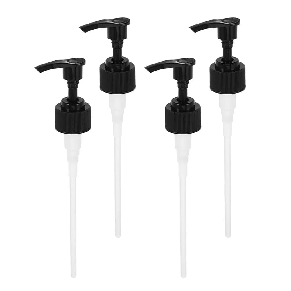 4 pezzi di ricambio eleganti per pompe dosatrici di lozioni, per flaconi ricaricabili, pompe a pressione per dispenser di sapone e shampoo, per cucina, bagno e viaggi