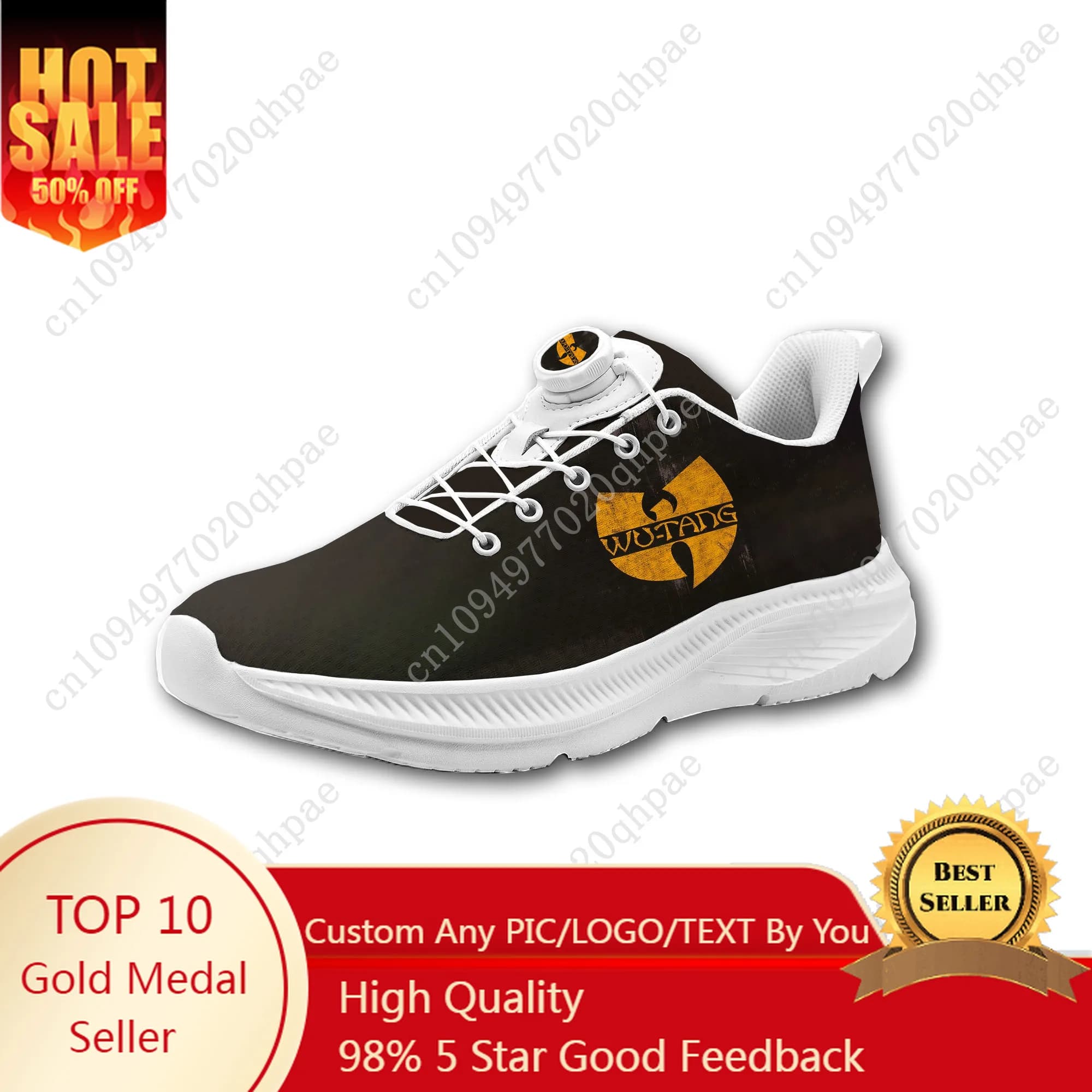 Wu Clan Forever Tour 2025 Men's Running Shoes Woman with Laceless Swivel Closure Sneakers Sporty Breathables Customized for Outer