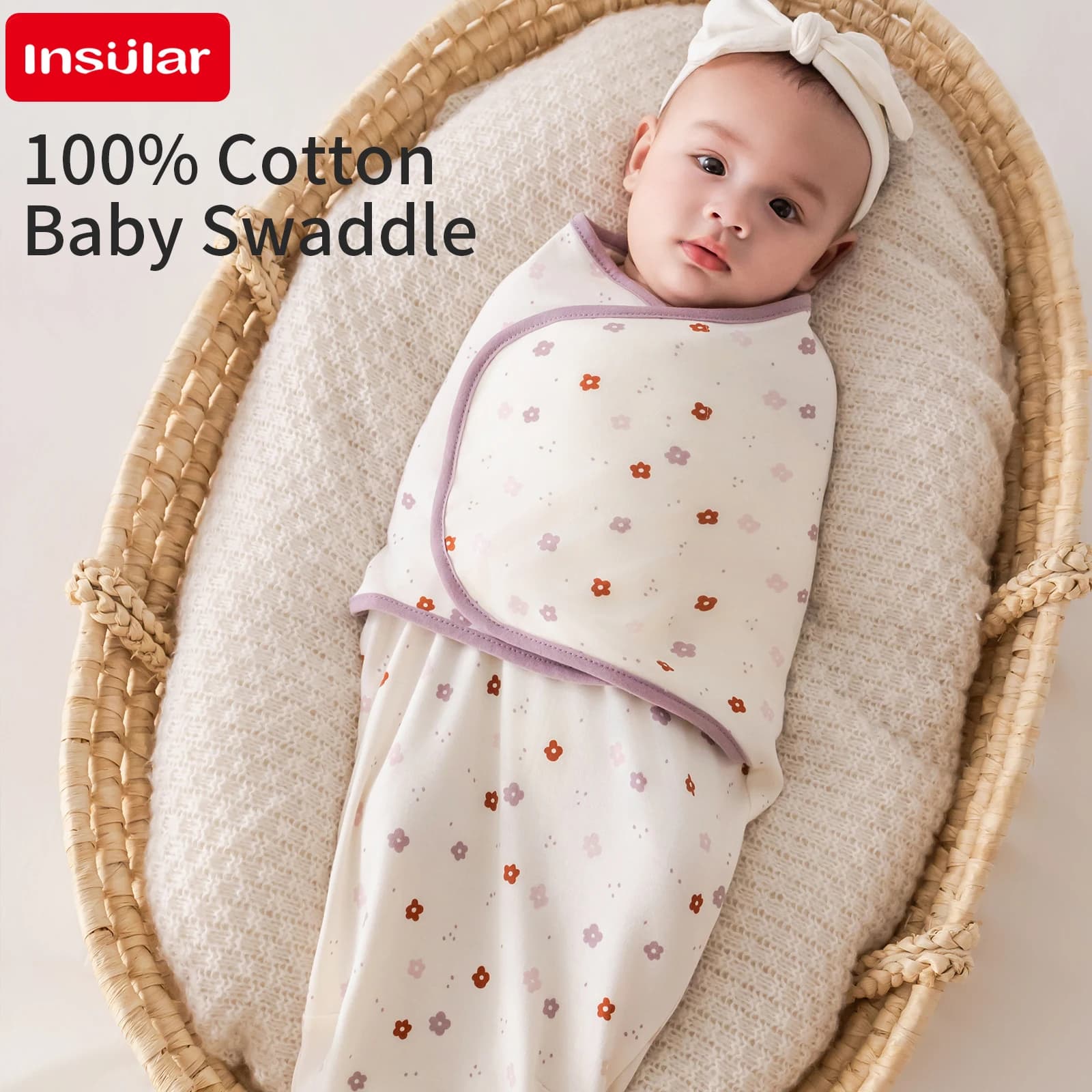 New Nanna Bag for Newborns, Cocoon 0-4 Months, Swimwear for Newborns, 100% Soft Cotton, Sacco Nanna Sottile Monostrato per bambini e Bambine