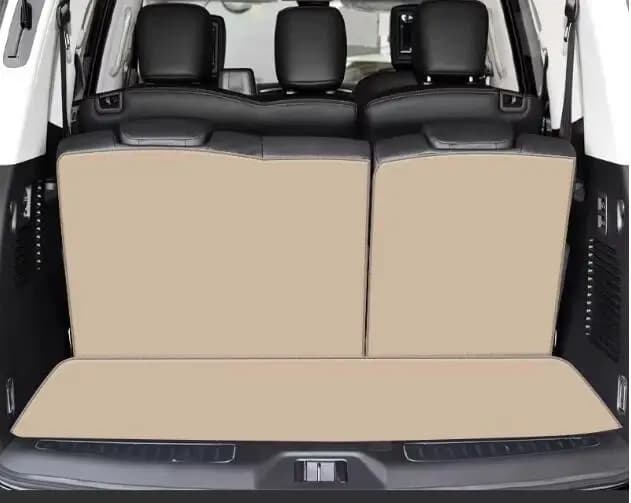Tappetini personalizzati per bagagliaio auto Nissan Patrol Y62 2024-2011 8 posti, rivestimento per vano di carico, tappeti per bagagliaio, copertura per Patrol 2019