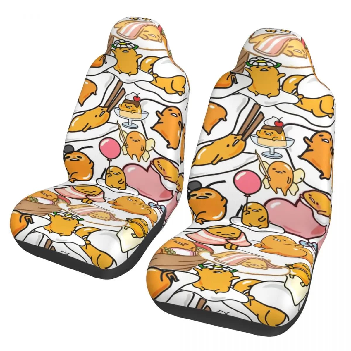 Gudetama Coprisedile universale per auto fuoristrada adatto a tutti i tipi di modelli Coprisedili per auto Coprisedili in tessuto