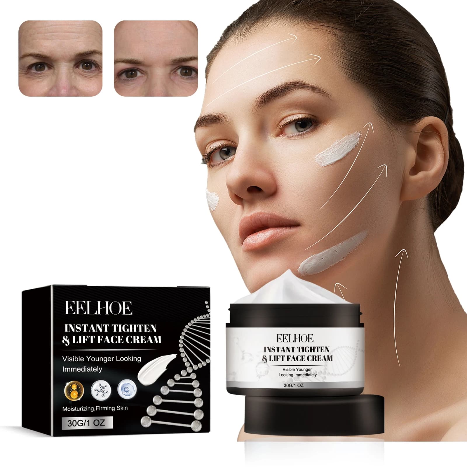 Crema Lifting – Migliora l'effetto opaco, idrata e rassoda la pelle secca