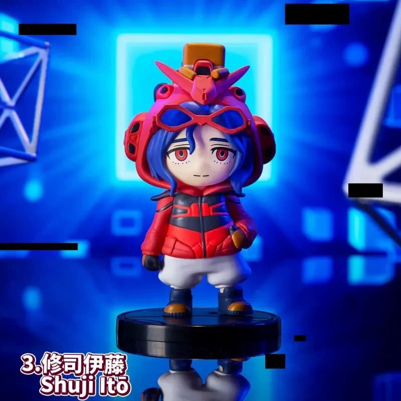 Genuine BNFQ Pajamars Series Blind Box Mobile Suit Pajama Costume QG Pajama Costume Yozora Tente Char Aznable Anime Gift