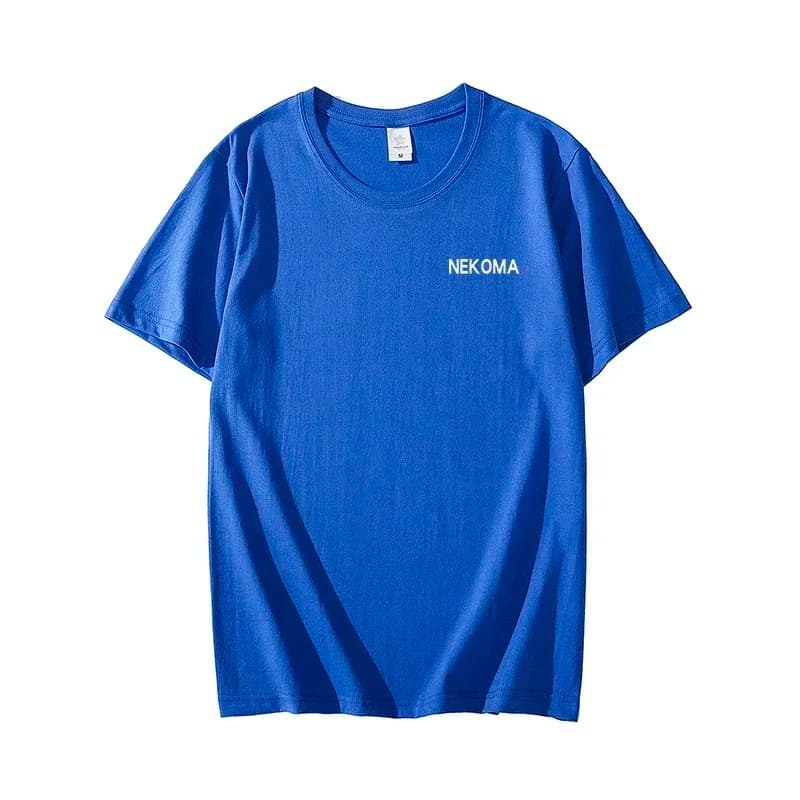 Forxe T-shirt unisex in cotone con stampa anime Kozume Kenma Tetsurou Kuroo