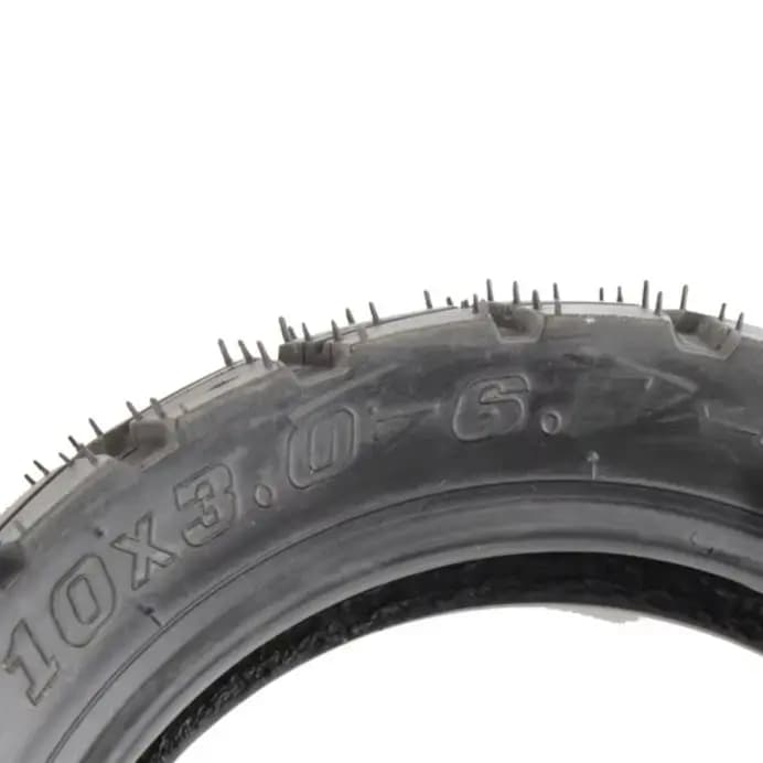 /10x3.0-6.5 /Vacuum /Tire 4 Ply Off Road Block Pattern Anti Slip Thickened Rubber Wheel For Electric Scooter Outdoor Sports Part