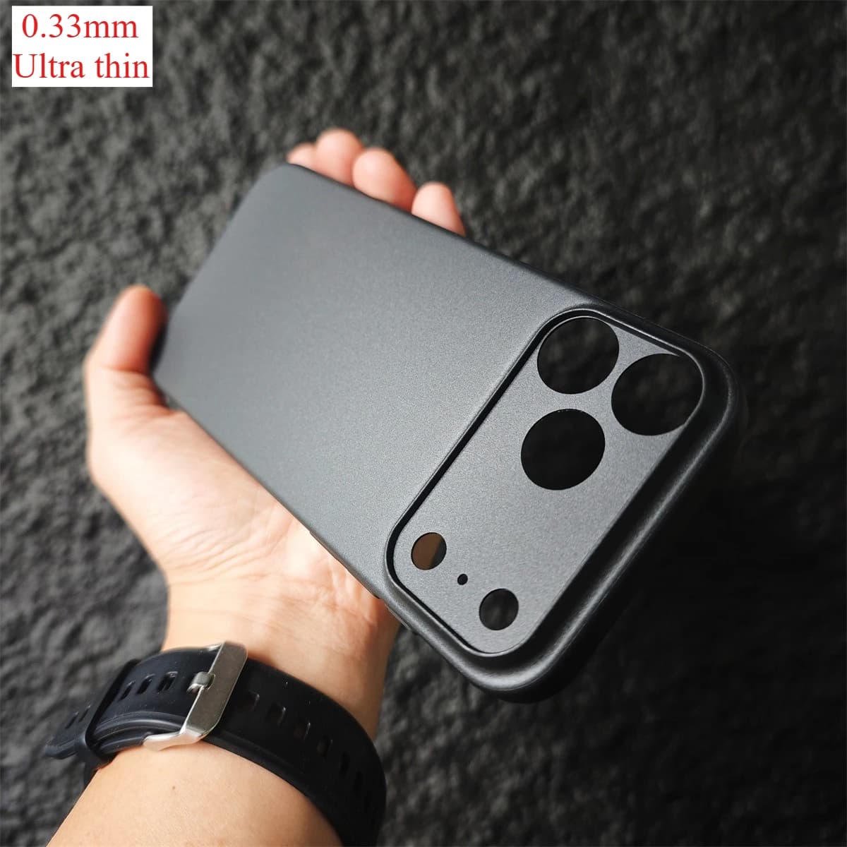 0.33MM Ultra Thin Skin Feel Phone Case for Orginal IPhone 17 Pro Max 16 15 14 13 12 Matte Clear Full Shockproof Protection Cover