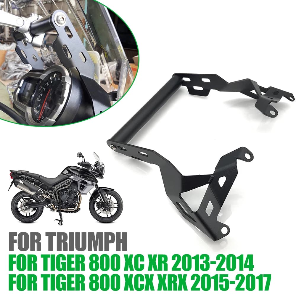 For TRIUMPH Tiger 800 XC XR XCX XRX Tiger800 Motorcycle Accessories GPS Smart Phone Navigation Bracket Adapter Holder Stand