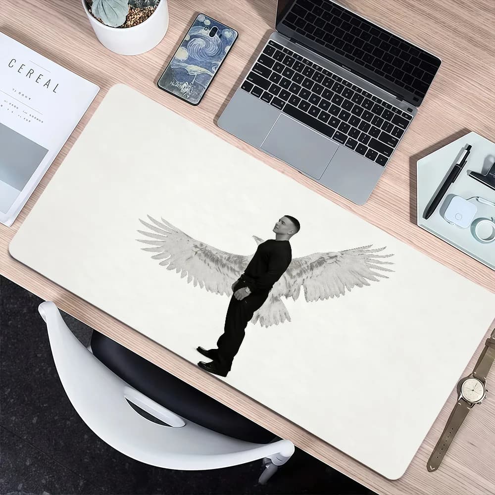 Singer D-Daddy Yankee Mouse Pad Large Non-slip Lockedge Desktop Computer Desk Mat Keyboard MousePad Office Gamer Student
