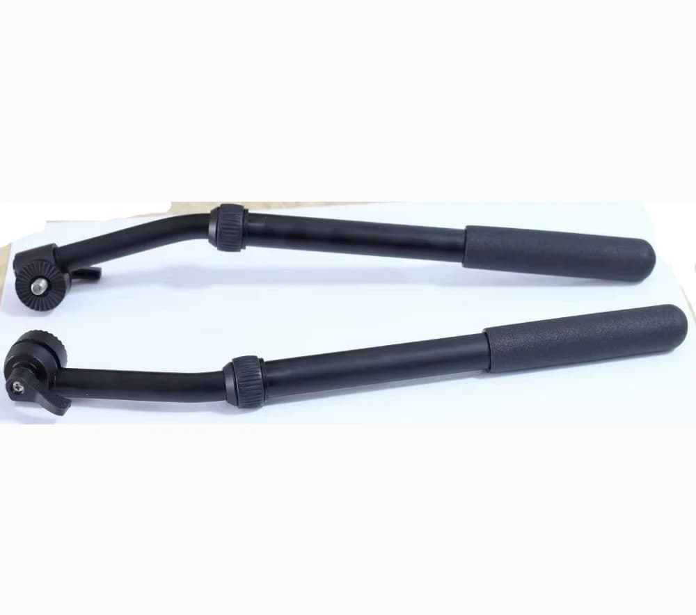 2x new head for video tripod with arm with extra handle for EI717 WF717 good (two pack)