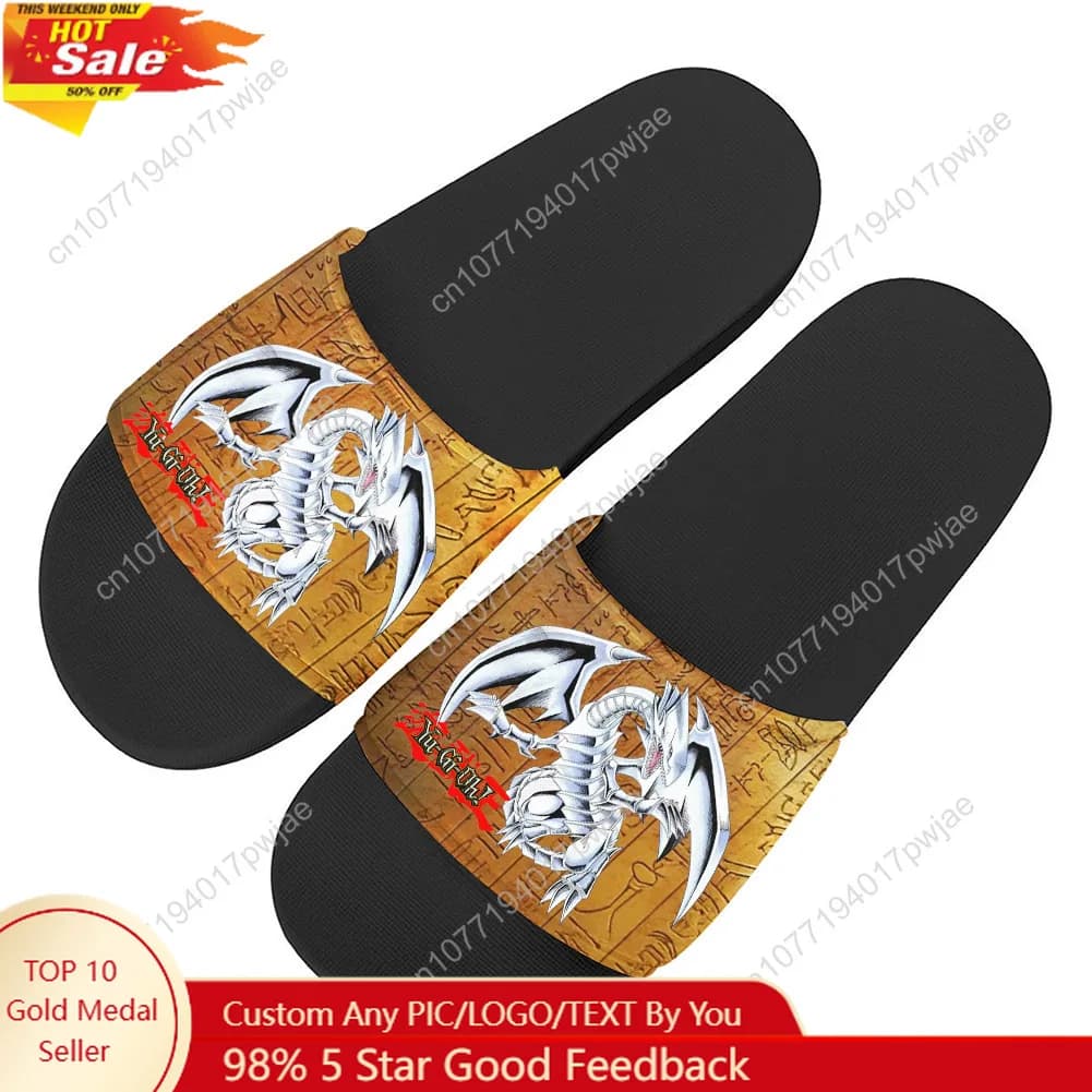 Yu Gi Oh Pantofole Anime Scarpe da acqua per la casa Yugi Muto Uomo Donna Adolescenti Sandali da piscina da spiaggia all'aperto Pantofola estiva personalizzata