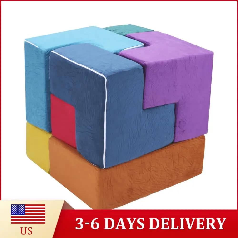 Set of 7 Fitted Sofa Bearings for Children, Washables and Elastics, Resistants for Usura, for Bedrooms and Sale Games