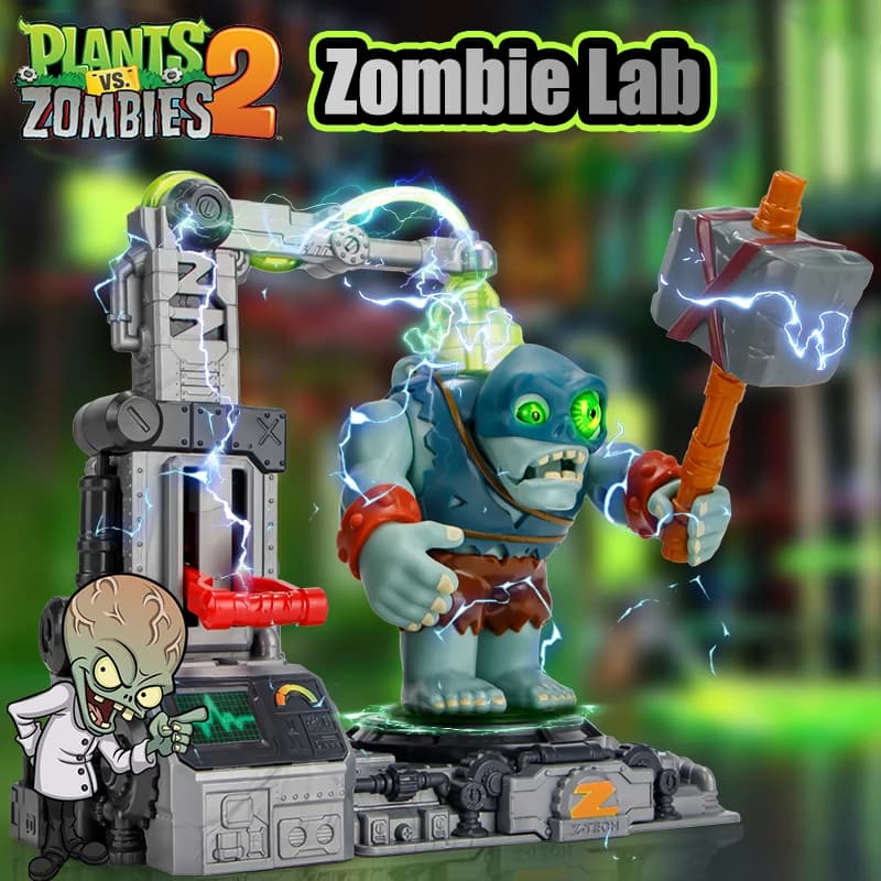 Piante vs. Zombies 2 Set di giocattoli di assemblaggio zombie gigante Arena Battle Banco sperimentale Natale Zombie gigante Giocattoli educativi per bambini