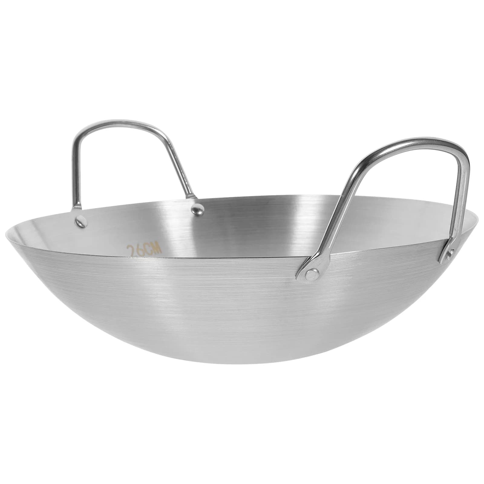 Pentole Wok in acciaio inossidabile pentola calda pentola da cucina Gadget da cucina con due manici accessori per zuppa di frittura lavoro